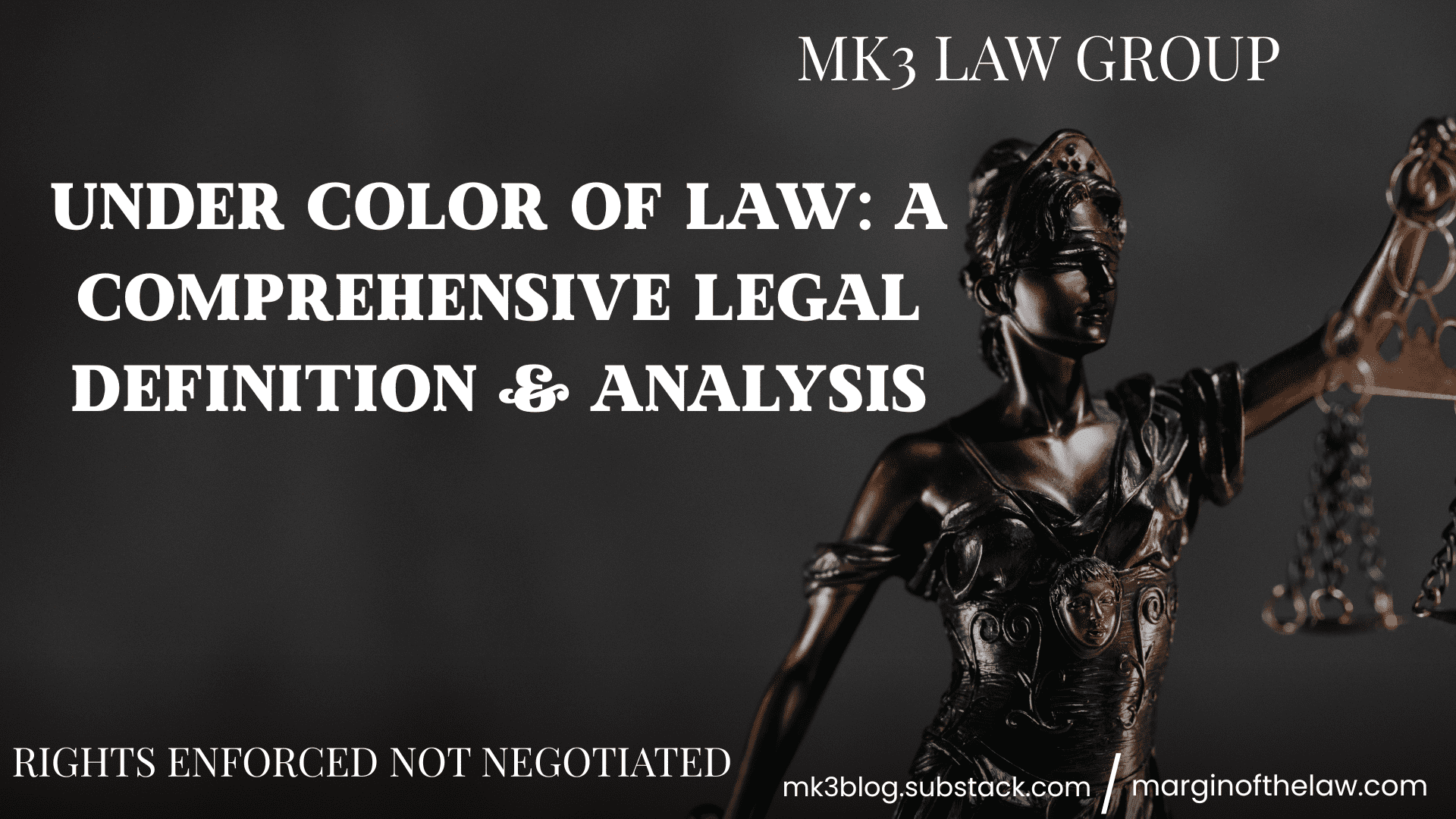 Under Color of Law: A Comprehensive Legal Definition & Analysis